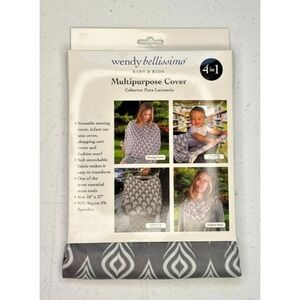 Wendy bellissimo baby & kids Multipurpose 4-in-1 Cover sort grey fabric